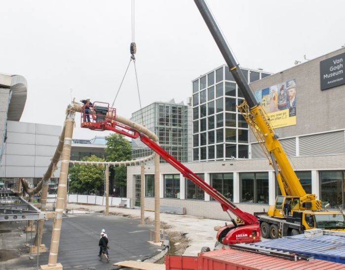 Staalconstructie Nieuwe Entree Van Gogh Museum