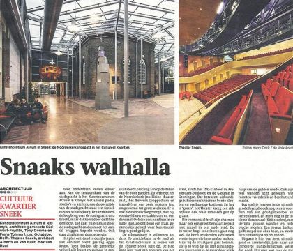 Volkskrant - Kunstcentrum Sneek