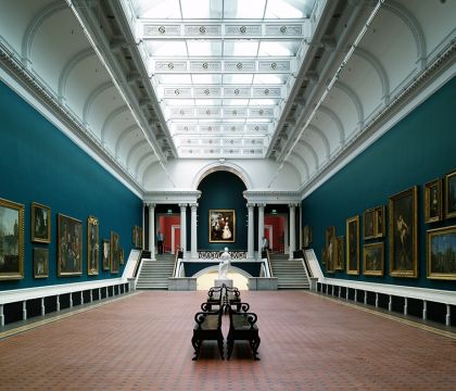 Afbouwen steigers National Gallery Ireland
