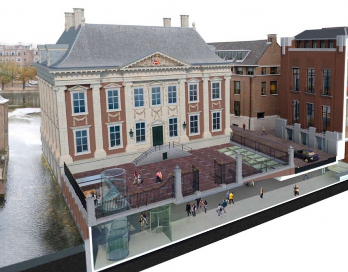 Sneak preview nieuwe glasconstructie Haagse musea