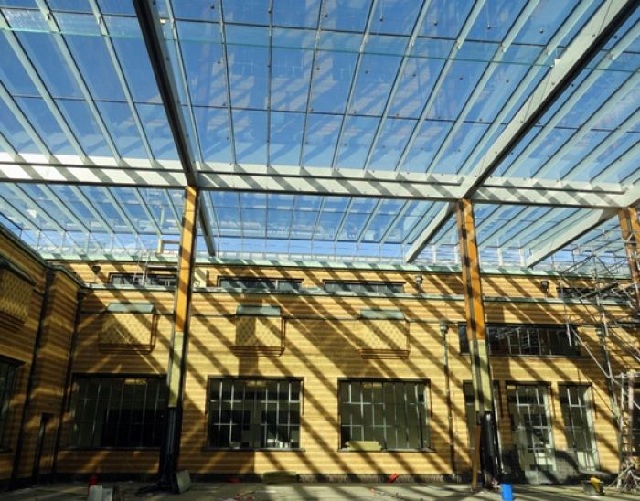Transparent rooflight for Gemeentemuseum The Hague