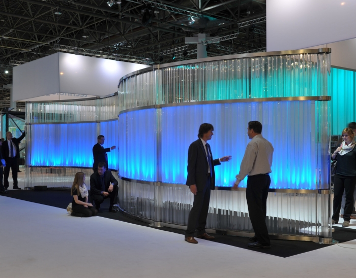 Glass Wall for Schott at Glasstech Düsseldorf