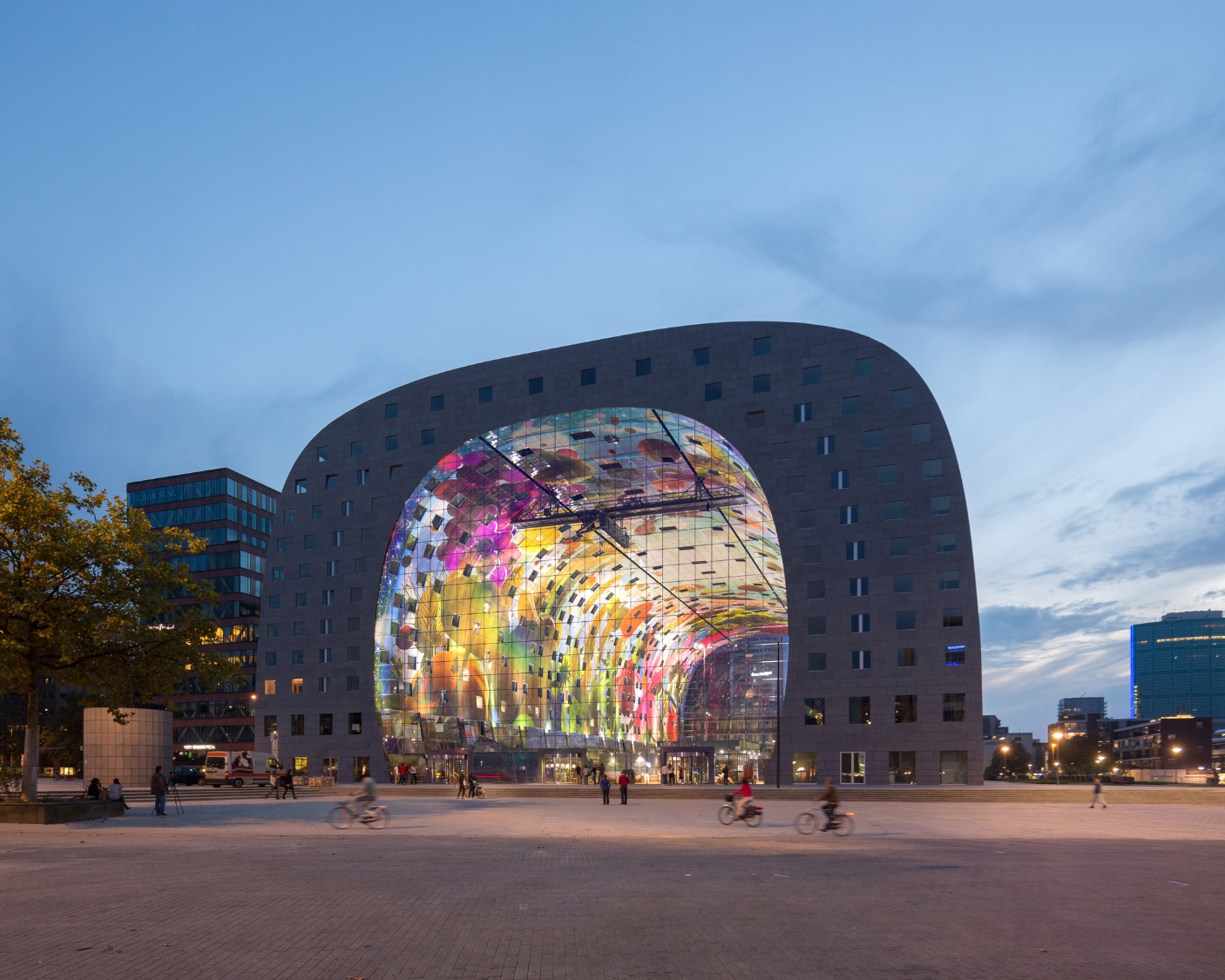 Cablenet facades Market Hall Rotterdam